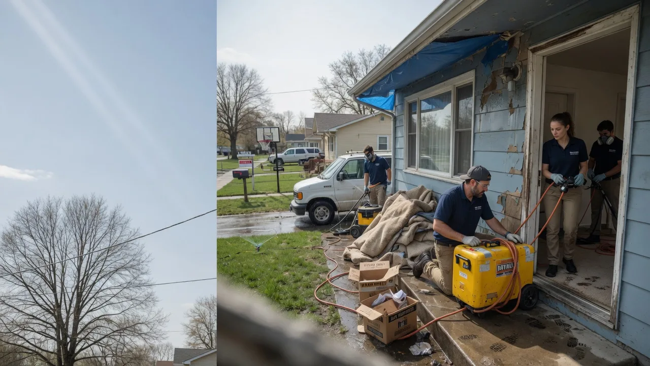 Basement Flood Cleanup in Hallett, OK near me